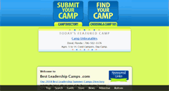 Desktop Screenshot of bestleadershipcamps.com